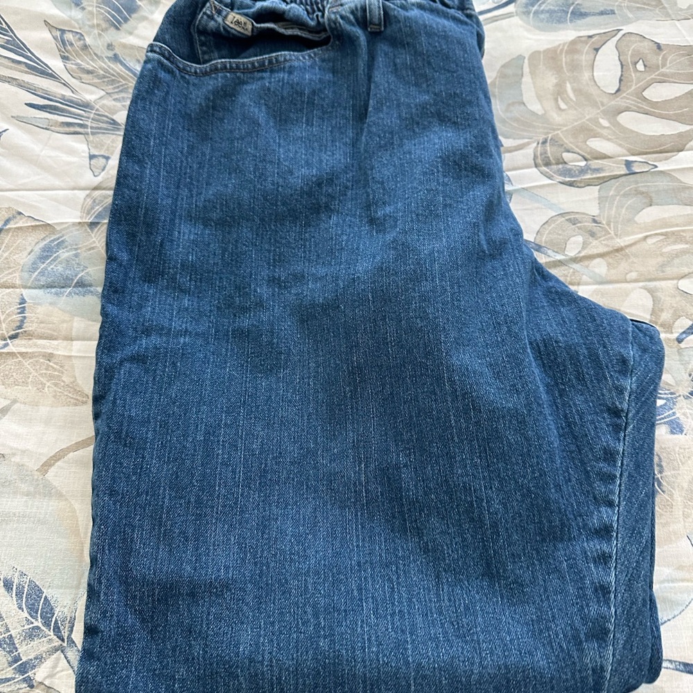 Lee Side Elastic Blue Denim Jeans